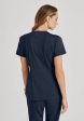 Barco Grey s Anatomy +SpandexStretch GRST136 Capri V-Neck Tuck In Top Hot on Sale