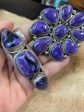 Charoite huge flower ring For Sale