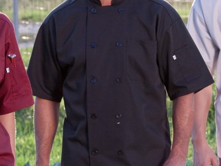 Uncommon Threads 0415 Short Sleeve Chef Coat Fashion