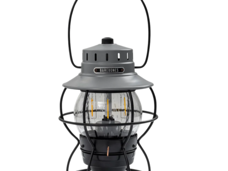 Barebones Railroad Lantern - Slate Grey Sale