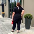 Ottoman Wrap Jumpsuit - Black Online Hot Sale