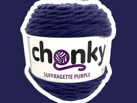 Chonky Yarn - Suffragette Purple Online now