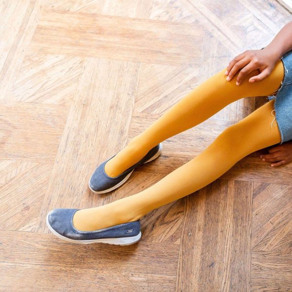 Tween Tights - Colonel Mustard on Sale